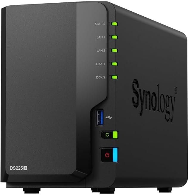 Synology 2-Bay NAS DS225 plus (Diskless) zoom image