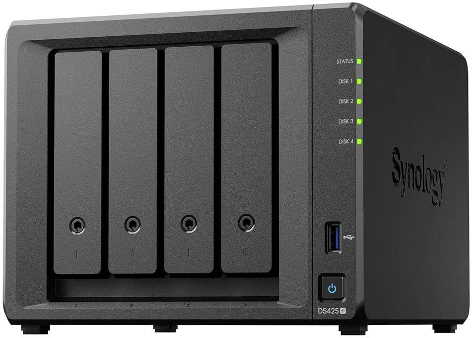 Synology 4-Bay DiskStation DS425+ Network Attached Storage Drive zoom image
