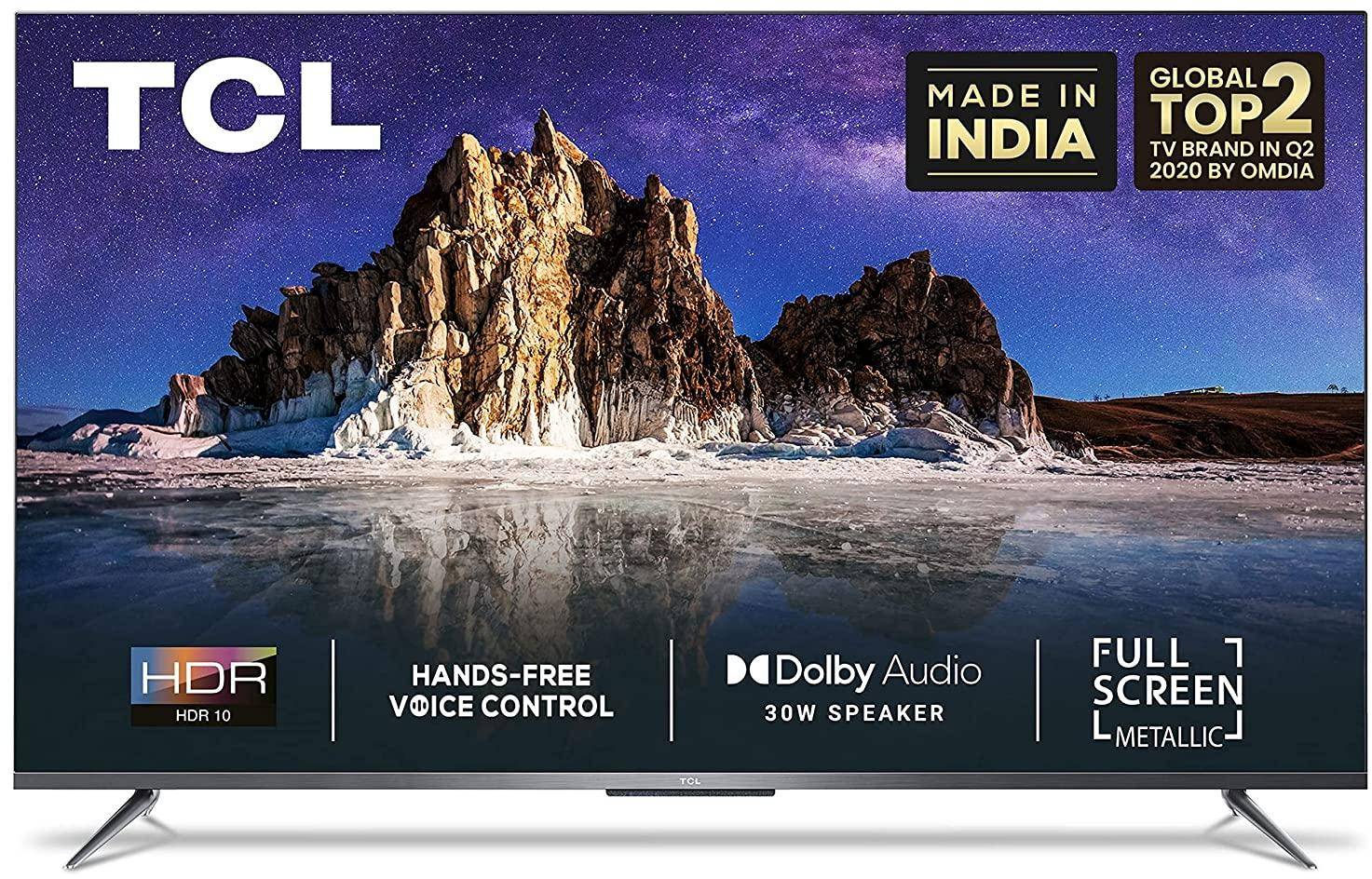 Tcl 139 Cm (55 Inches) P715 Ai 4k ultra Hd Android Smart Led tv zoom image