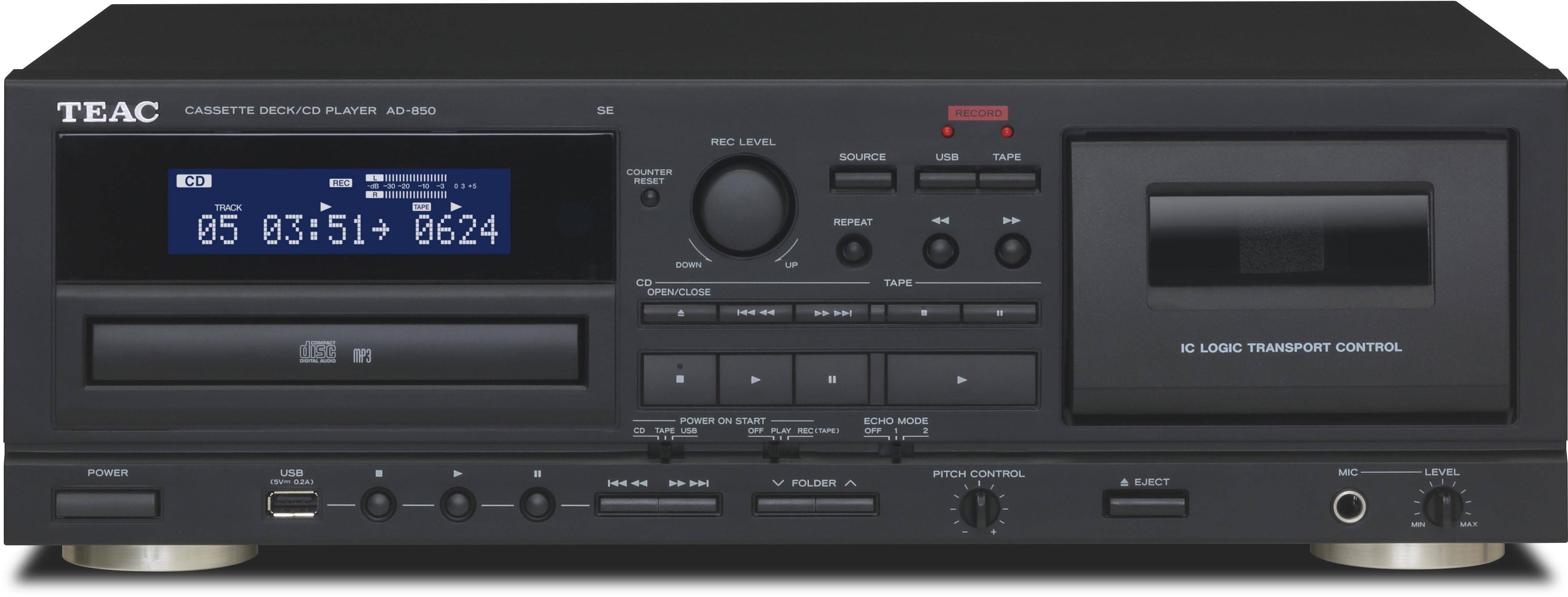 TEAC AD-850-SE CASSETTE DECK WITH CD PLAYER zoom image