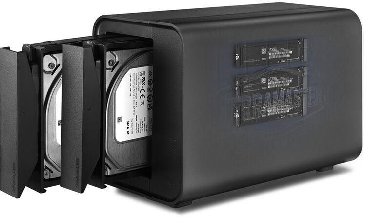 TERRAMASTER D5 Hybrid HDD NVMe Enclosure zoom image