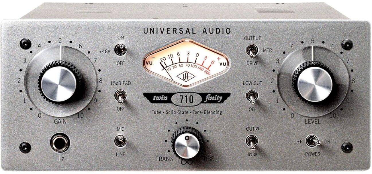 Universal Audio 710 Twin-Finity Tone-Blending Mic Preamplifier zoom image