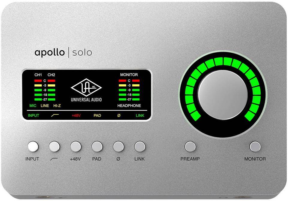 Universal Audio Apls He Apollo Solo Heritage Edition Audio Interface zoom image