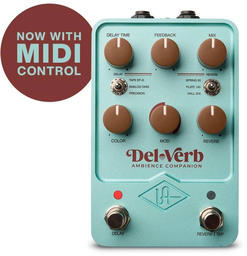 Universal Audio UAFX Del-Verb Reverb & Delay Pedal zoom image