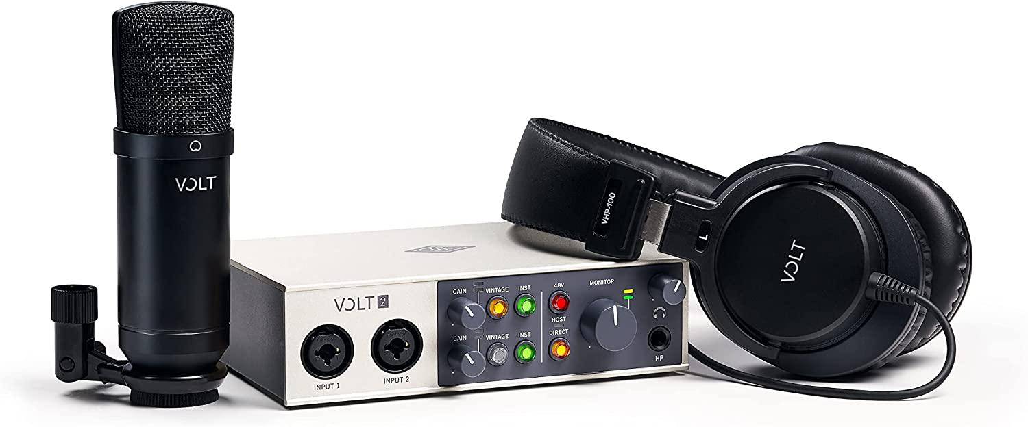 Universal Audio Volt 2 usb C 2x2 Audio Interface Studio Pack zoom image