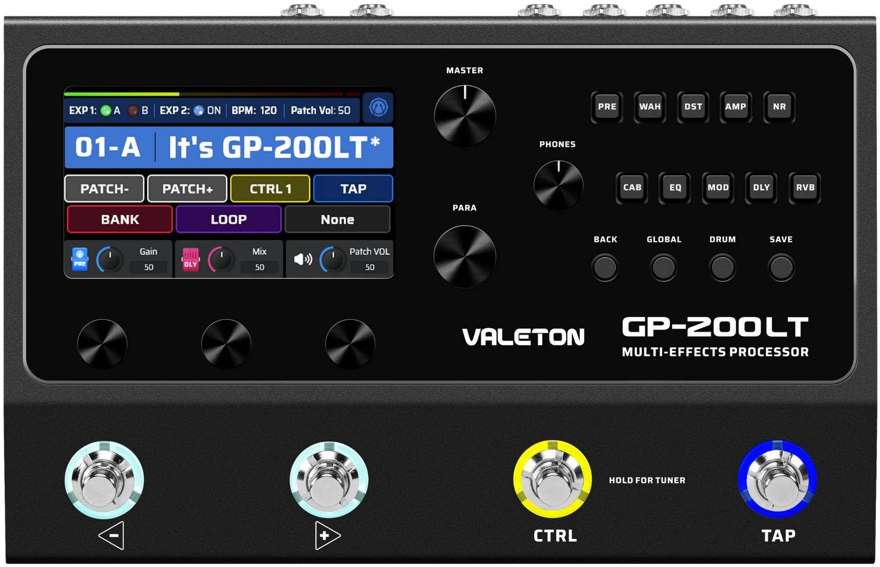 Valeton GP-200X Guitar Multi Effect Processor zoom image