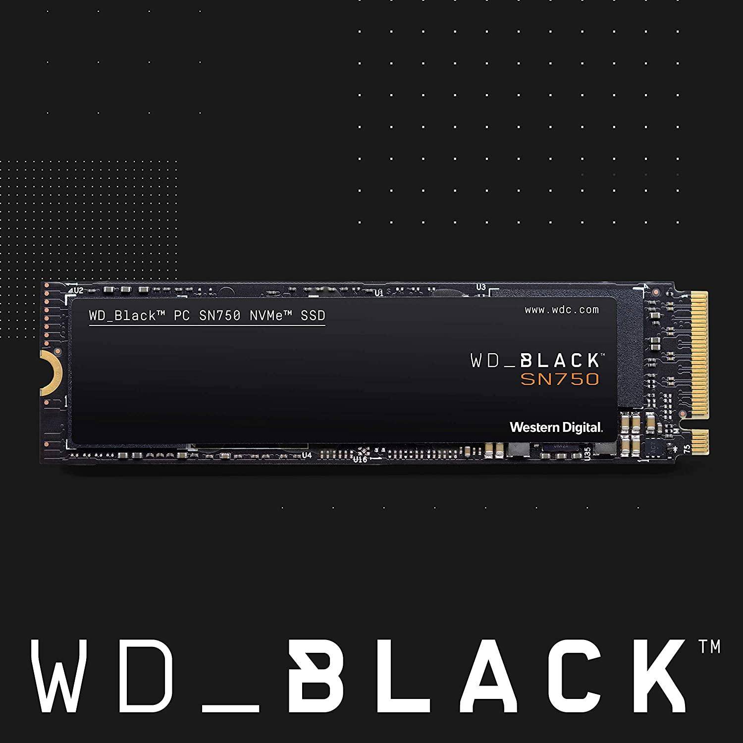 Western Digital Sn750 1tb Black Nvmeâ„¢ Internal Ssd (wds100t3x0c) zoom image
