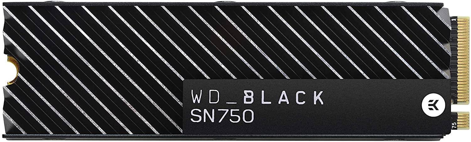 Western Digital Sn750 500gb Black Nvmeâ„¢ Internal Ssd With Heatstink (wds500g3xhc) zoom image