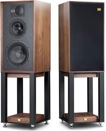 Wharfedale Linton Heritage 3-way Standmount Bookshelf Speakers With Stand zoom image