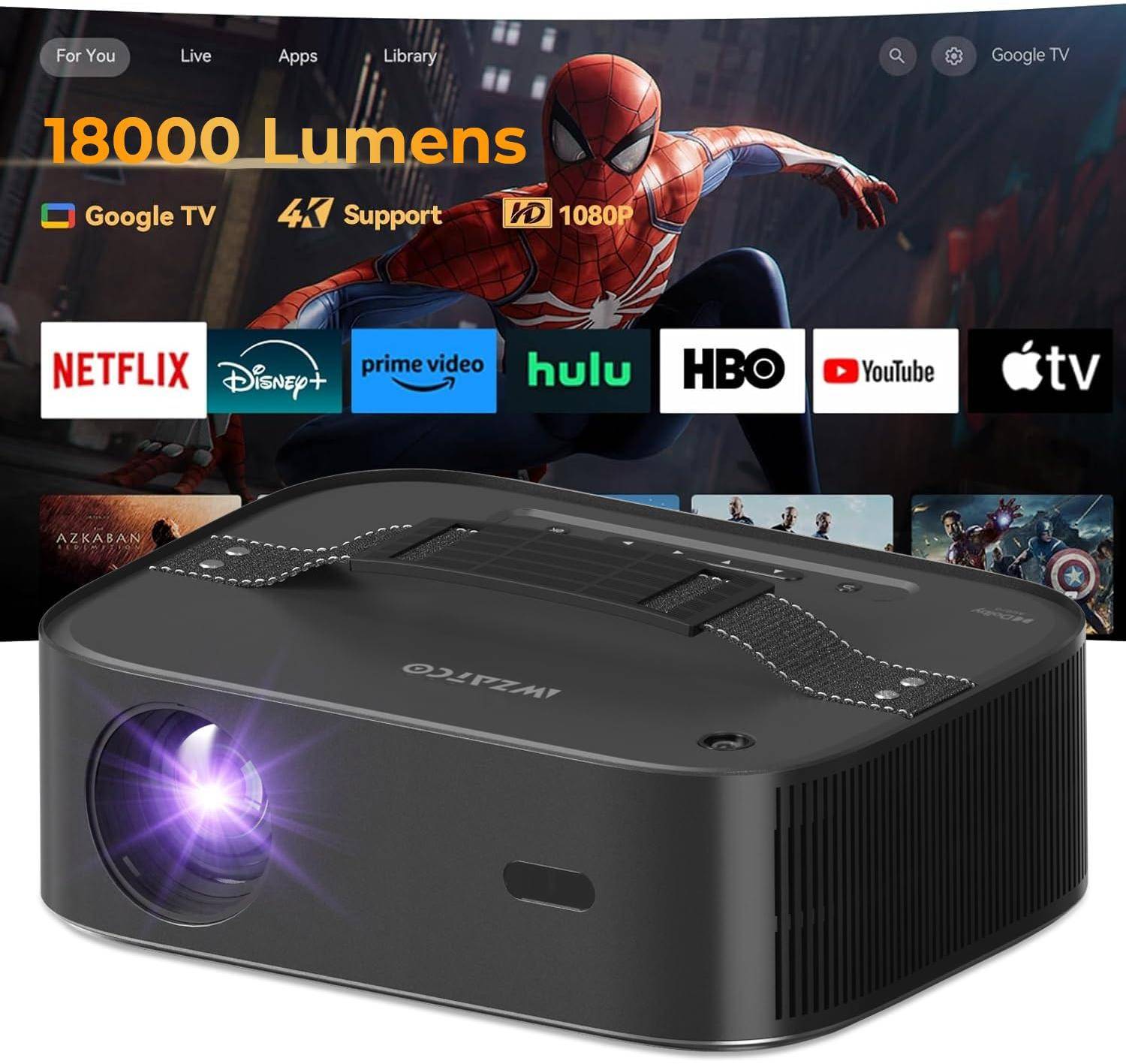 Wzatco Alpha 2 Max Fully Automatic 4K HDR Projector zoom image