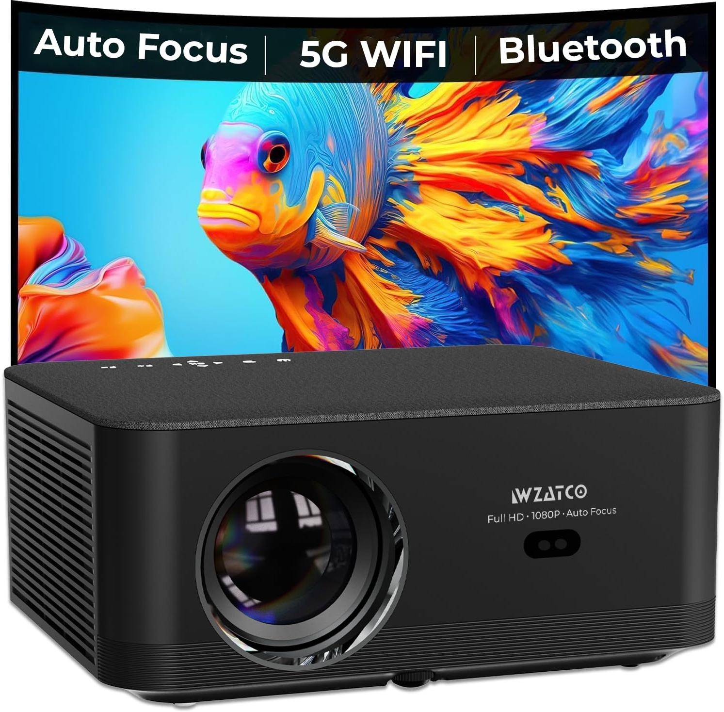 WZATCO Neo Fully Automatic 4K HDR Android Projector for Home zoom image