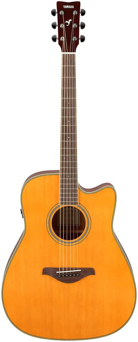 Yamaha FGC-TA Vintage Tint Trans Acoustic Guitar zoom image