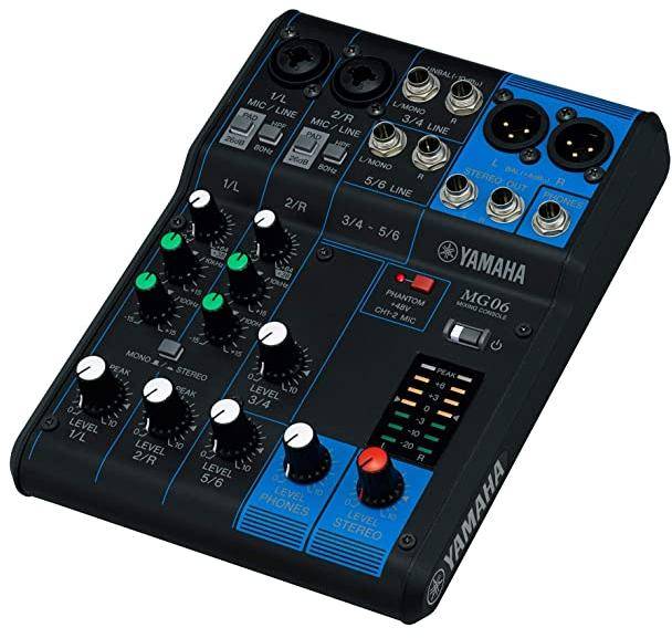 Yamaha Mg06 6-channel Compact Stereo Digital Mixer zoom image