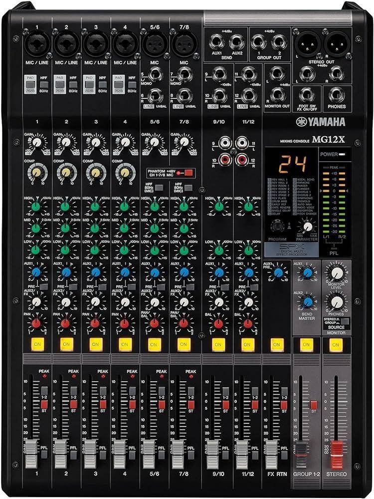 Yamaha Mg12x Cv 12-channel Stereo Mixer  zoom image