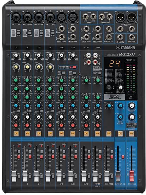 Yamaha Mg12xu 12-input Stereo Mixer zoom image