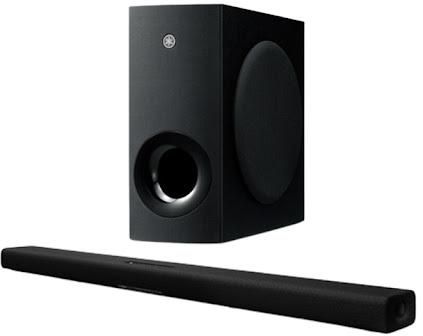 Yamaha Sr-b40a Sound Bar With Dolby Atmos tone Control With External Subwoofer zoom image