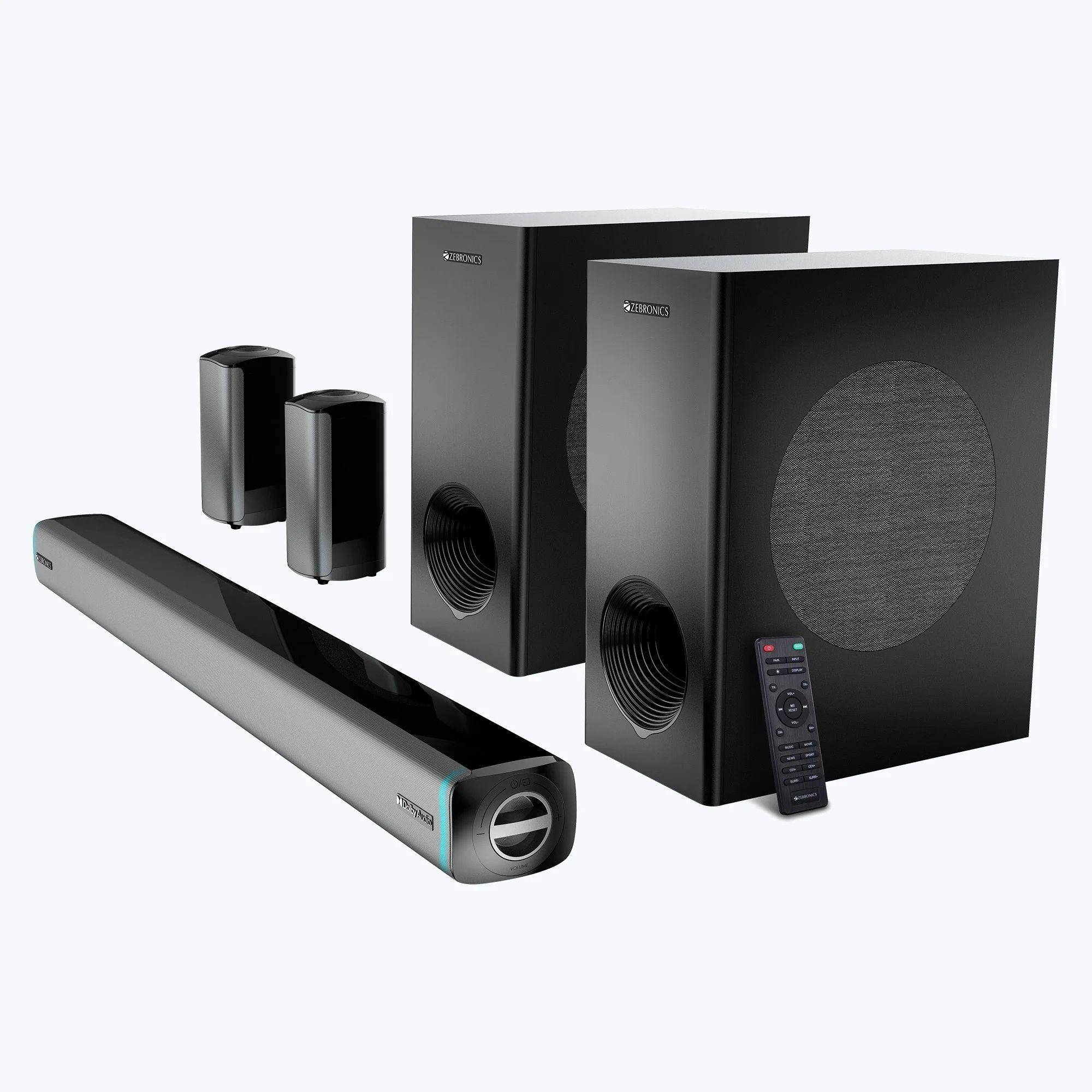 ZEBRONICS Juke bar 9550 pro 5.2 Soundbar zoom image