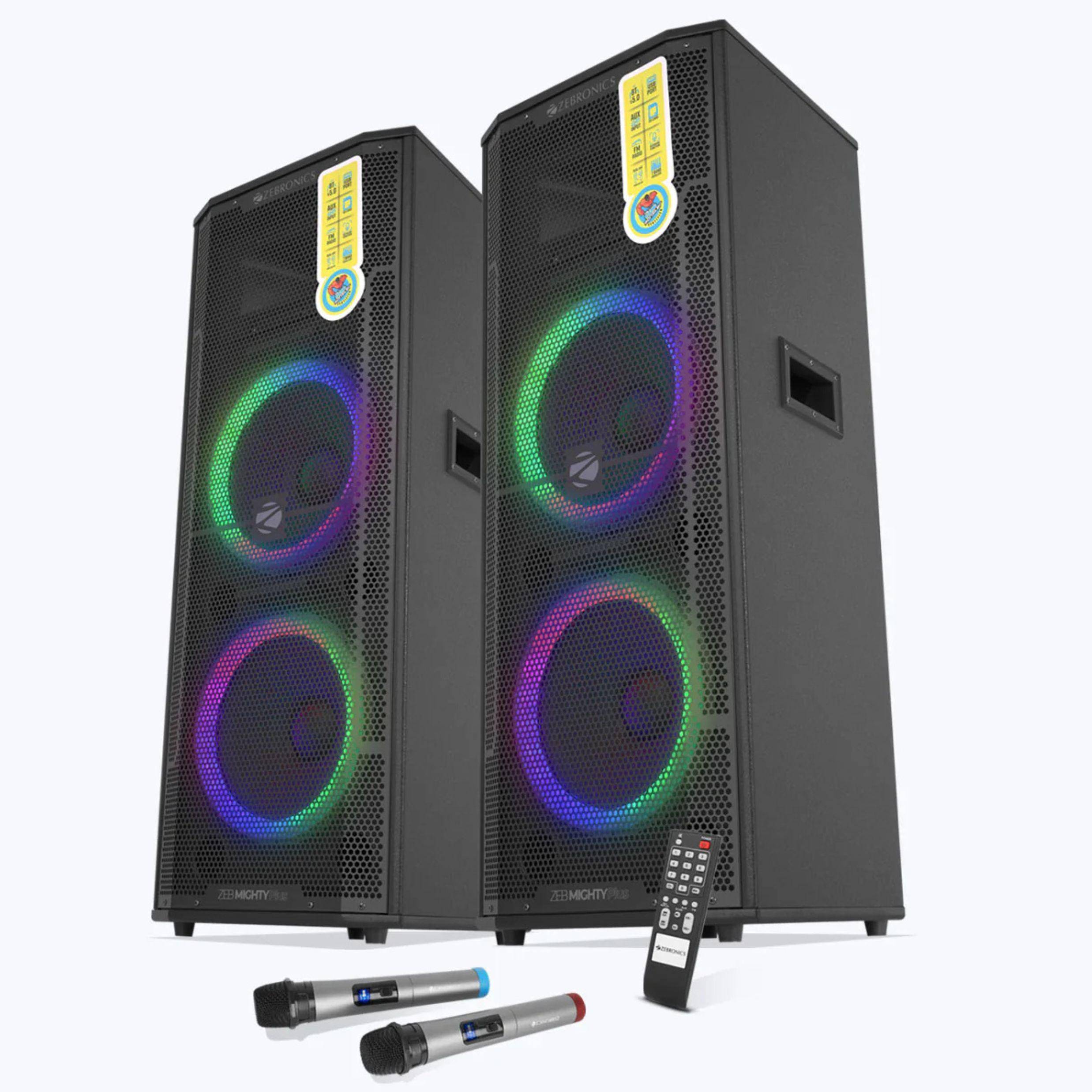 Zebronics Zeb-Mighty Plus 12inch dual Dj Speaker zoom image