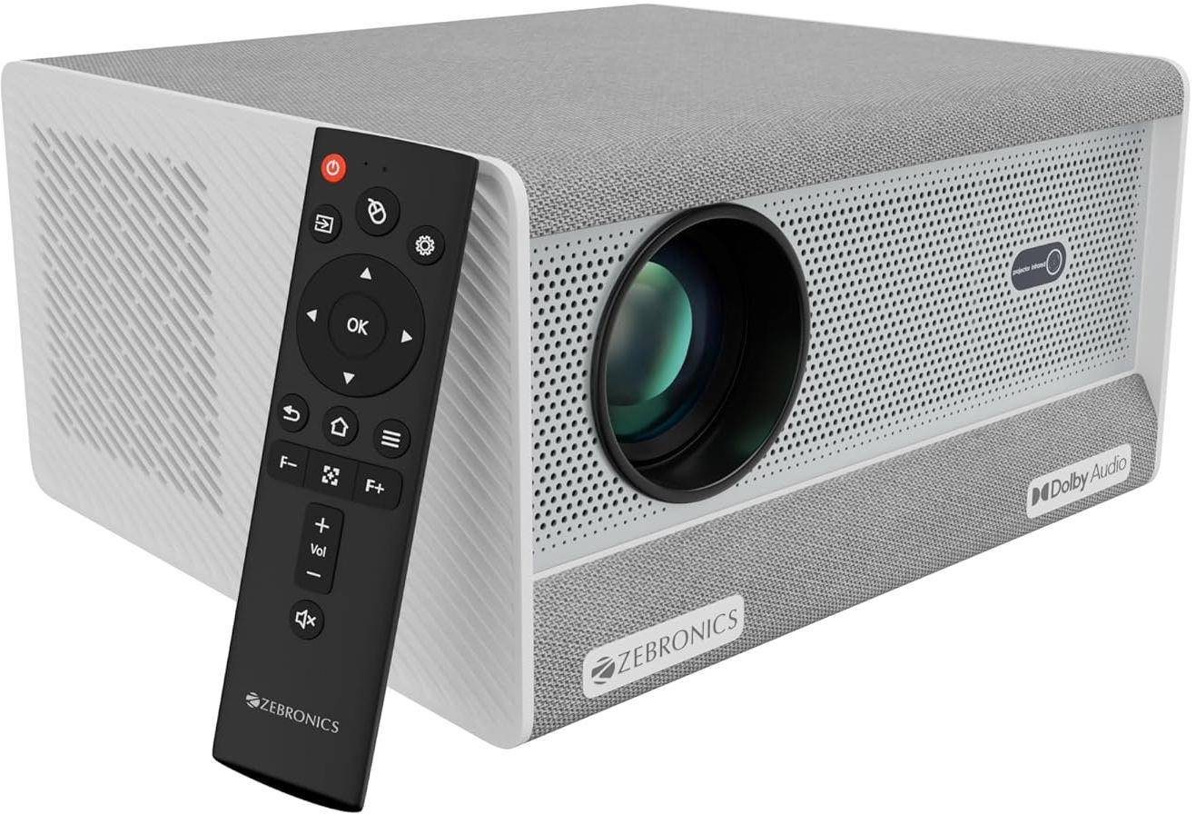 ZEBRONICS PIXAPLAY 68 13500 Lumens Android Projector zoom image