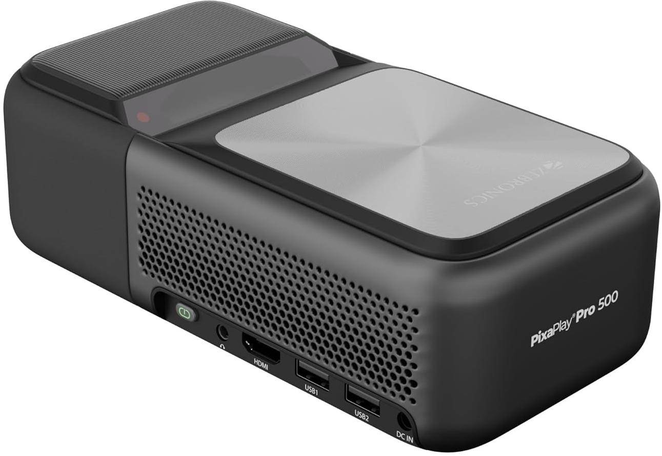 ZEBRONICS PIXAPLAY PRO 500 Ultra Short Throw, Smart Projector zoom image