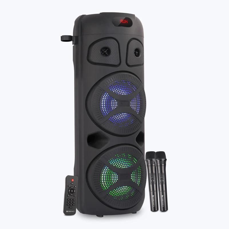 Zebronics Zeb-451 Moving Monster 2x8l Remote Control trolley Speaker With Aux Cable Support zoom image