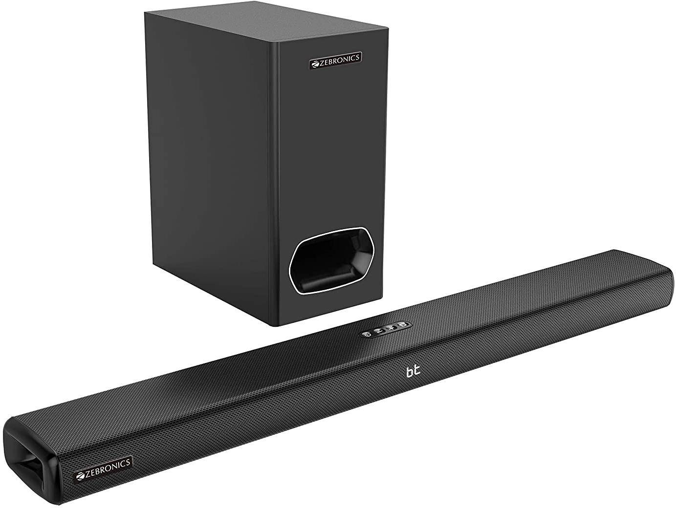 Zebronics Zeb Jukebar 9000 Pro Dolby 120 W Multimedia Soundbar With Subwoofer zoom image