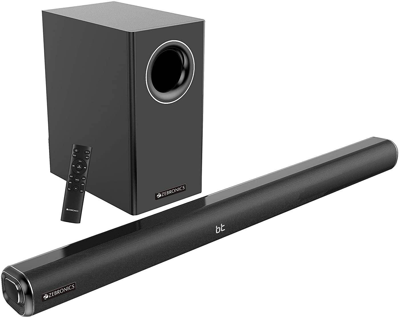 Zebronics Zeb Jukebar 6000dws Pro, 160w Multimedia Soundbar With Wireless Subwoofer zoom image