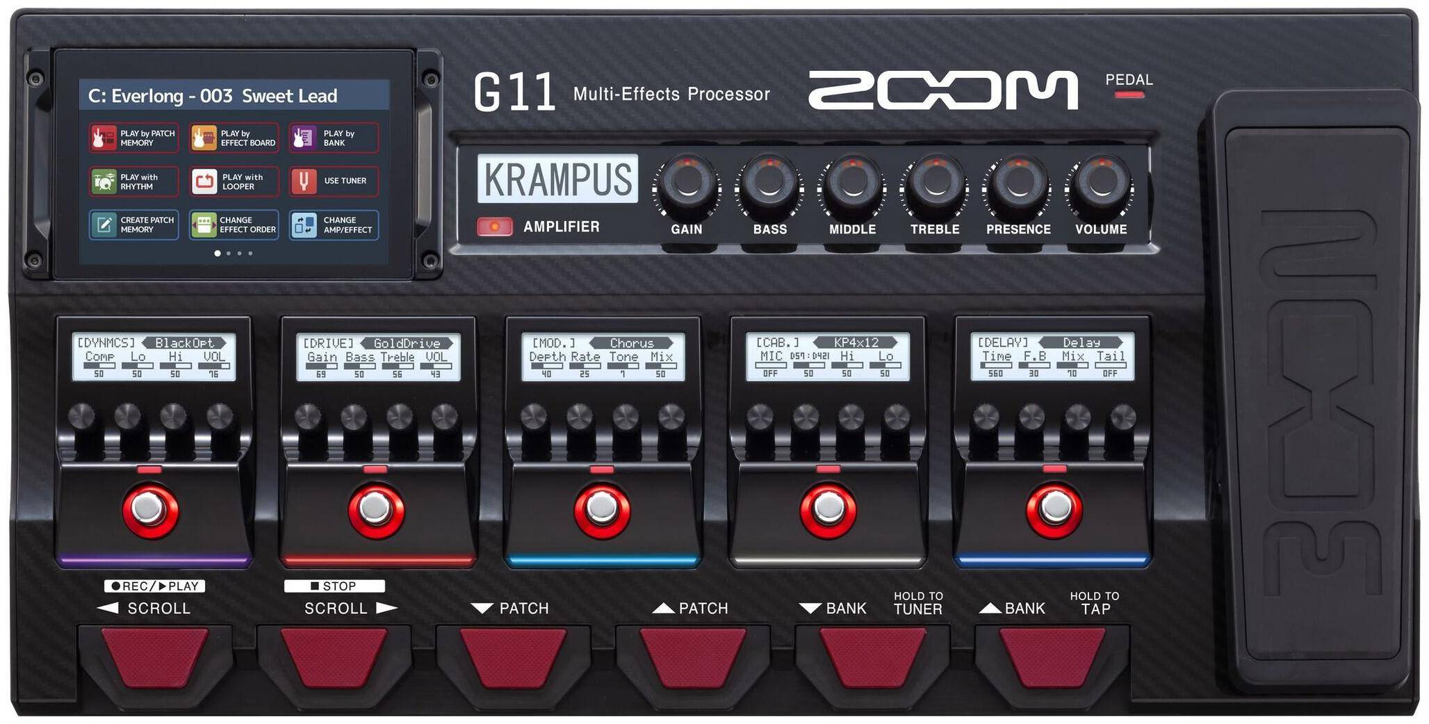 Zoom G11 Multi Effects Processor for Guitars zoom image