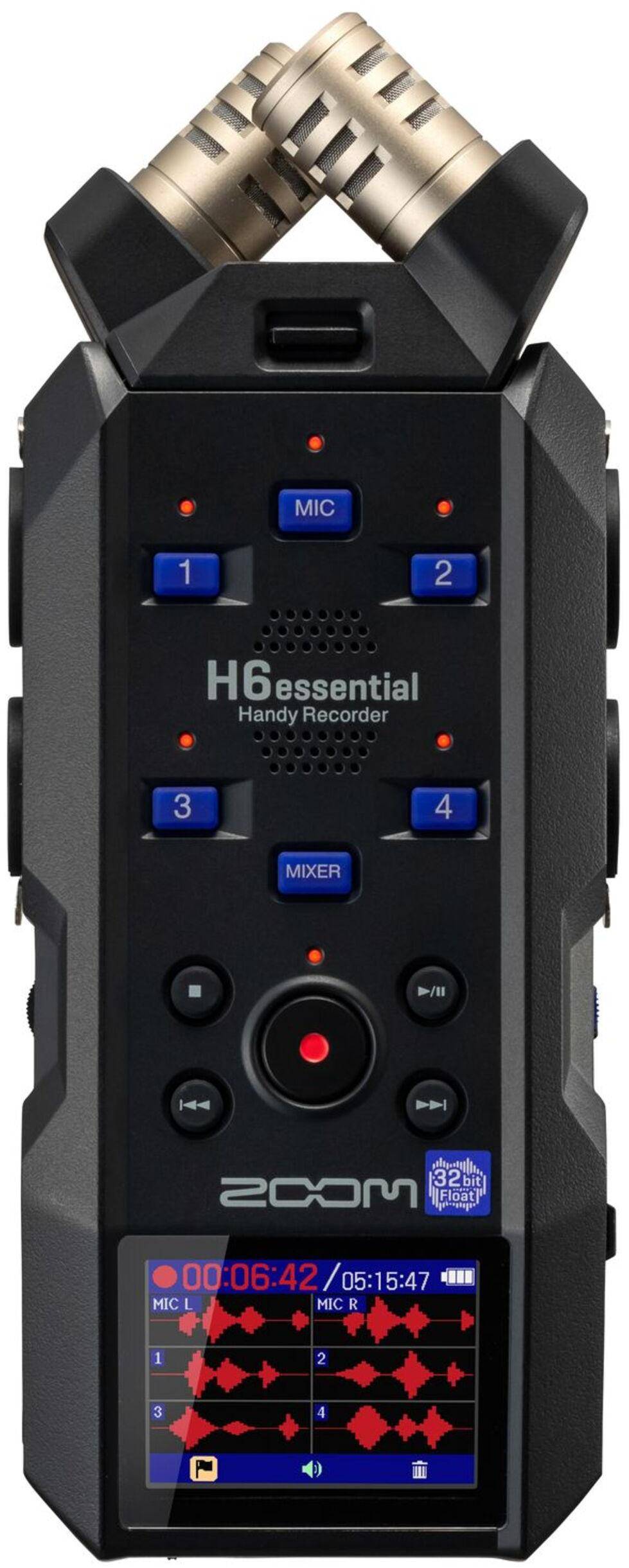 Zoom H6essential 6-Track 32-Bit Float Portable Audio Recorder zoom image