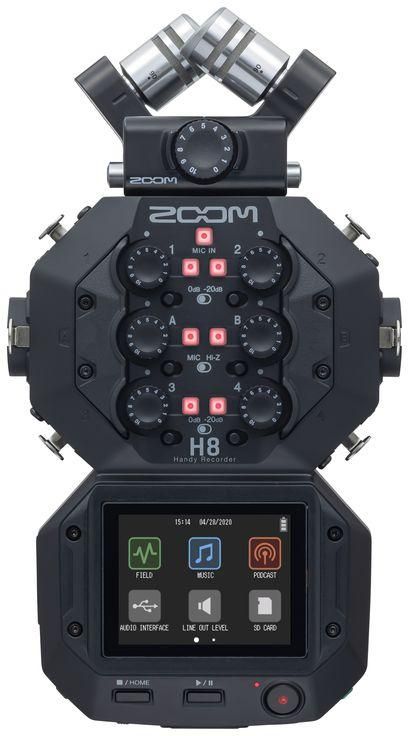 Zoom H8 12-Track Portable Handy Recorder zoom image