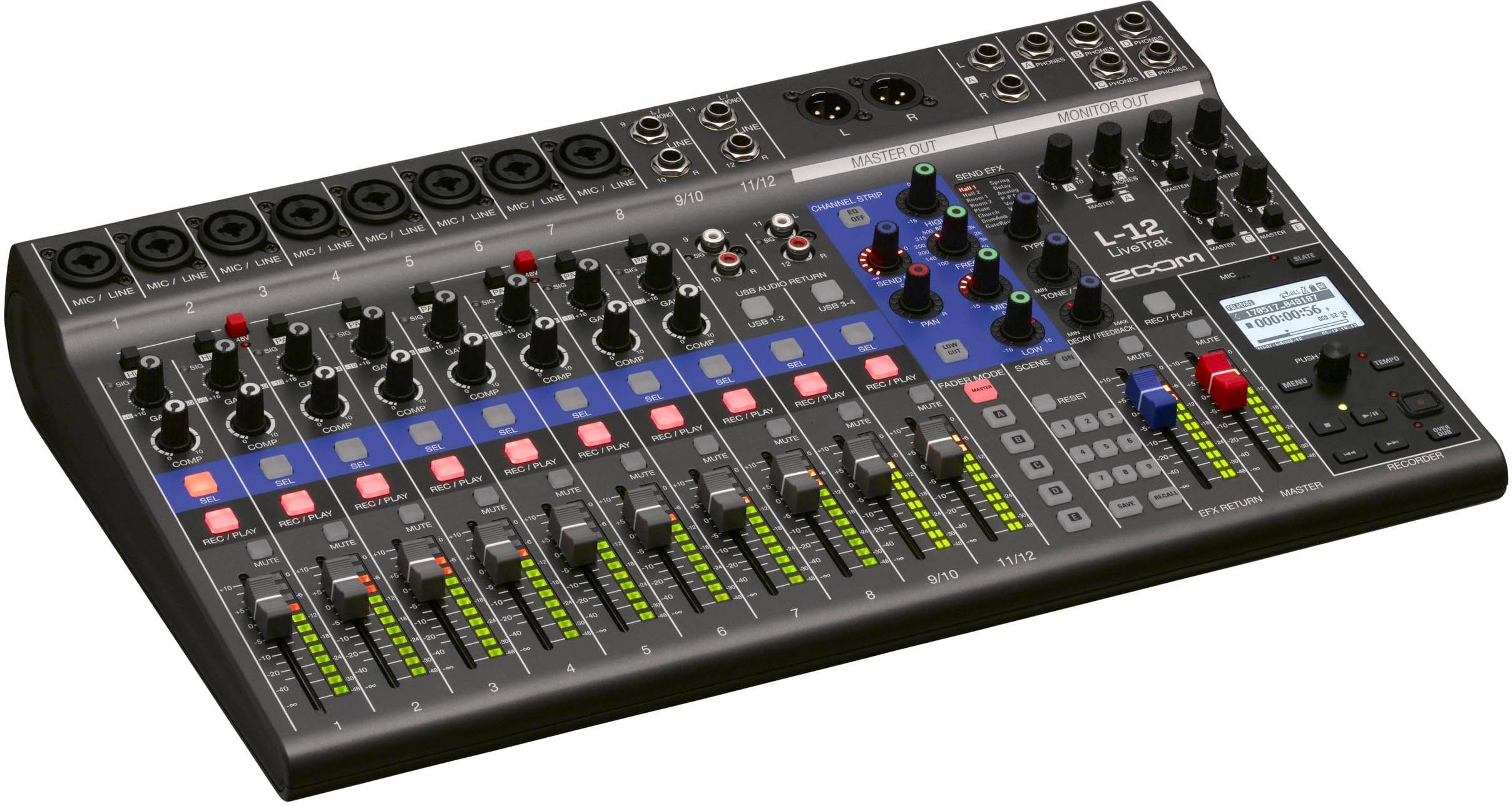 Zoom LiveTrak L-12 12-Channel Digital Mixer zoom image