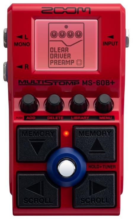 Zoom MS-60B+ MultiStomp Bass Effects Pedal zoom image