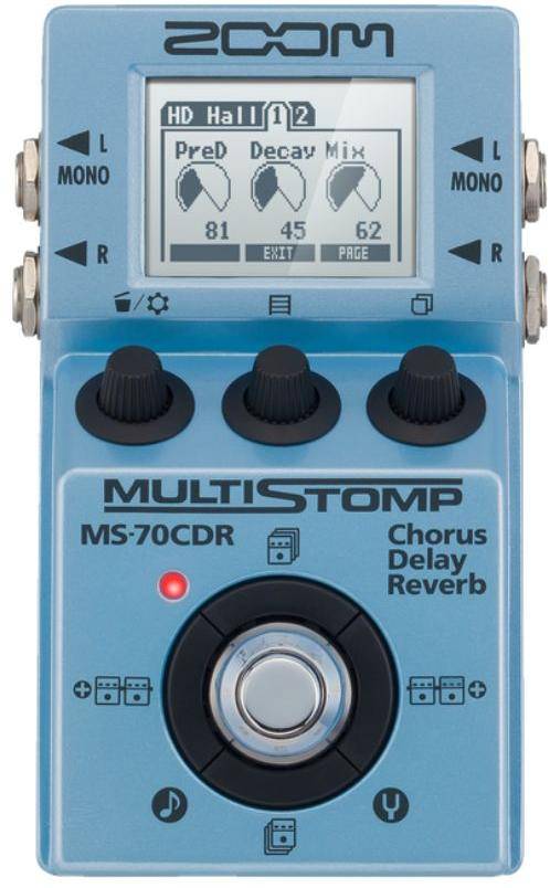 Zoom MS-70CDR+ MultiStomp Chorus/Delay/Reverb Pedal zoom image