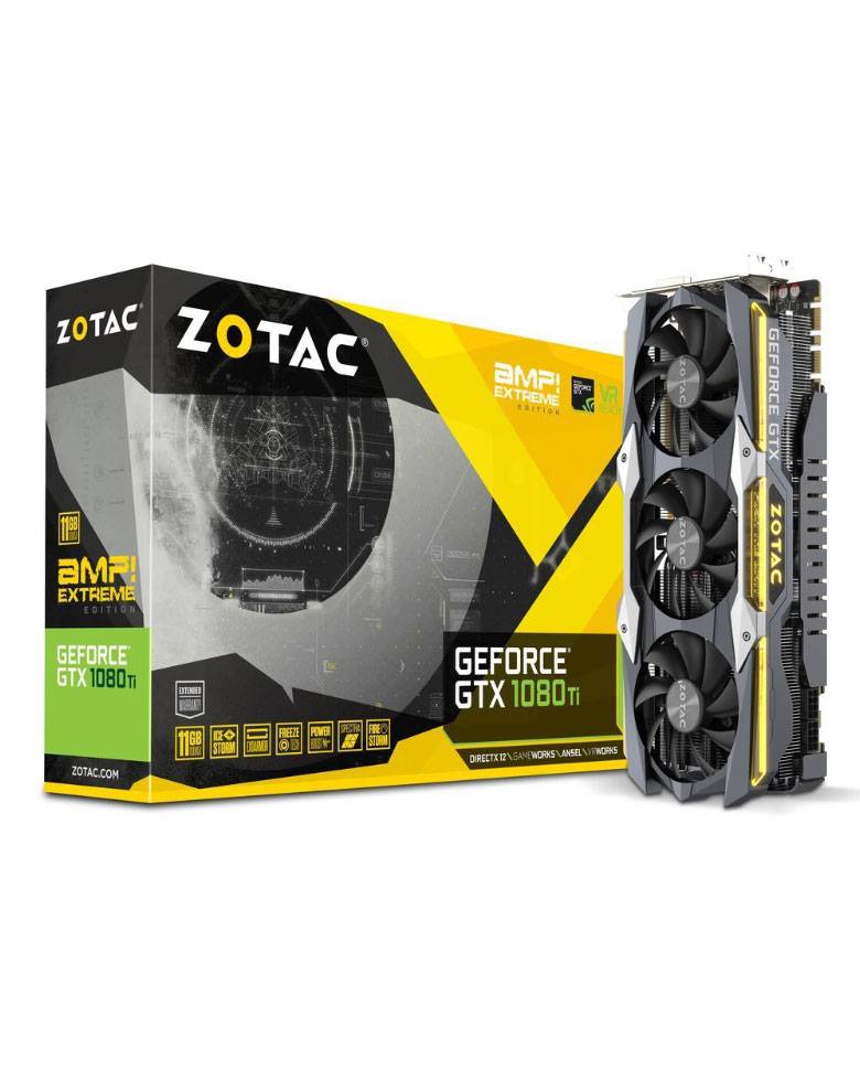 Zotac Geforceâ® Gtx 1080 ti 11gb Amp Extreme Graphic Card zoom image